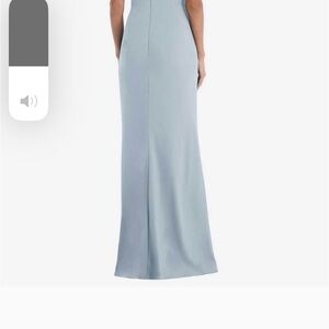 Elegant Light Blue Maxi Dress